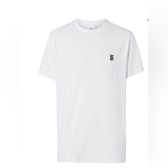 Burberry TB Monogram Embroidered Tshirt Size L - Picture 3 of 12